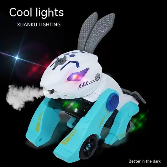 168-28. Flash childrens electrical rabbit Deformation car