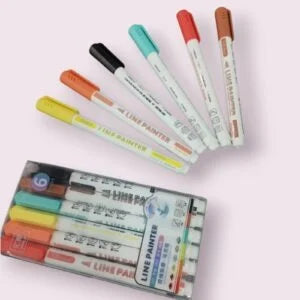 606 Line Painter Marker 6 Pcs Double-line Contour Marker Pen