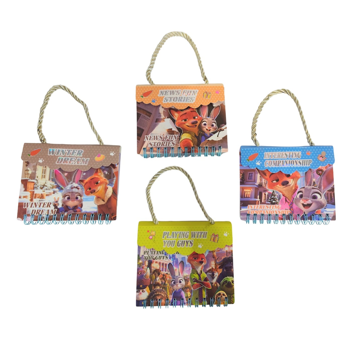 WZ-010 Colorful Cartoon Notes Book {Random Design}
