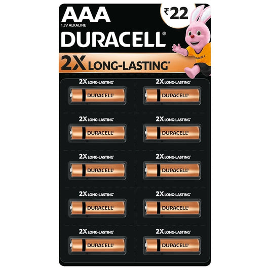 3057 Duracell Alkaline AAA Batteries, Pack of 10