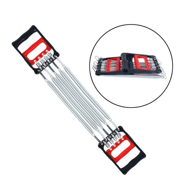 9014 Chest Expander Chest Workout Equipment Dual Use Adjustable 5 Spring Pull