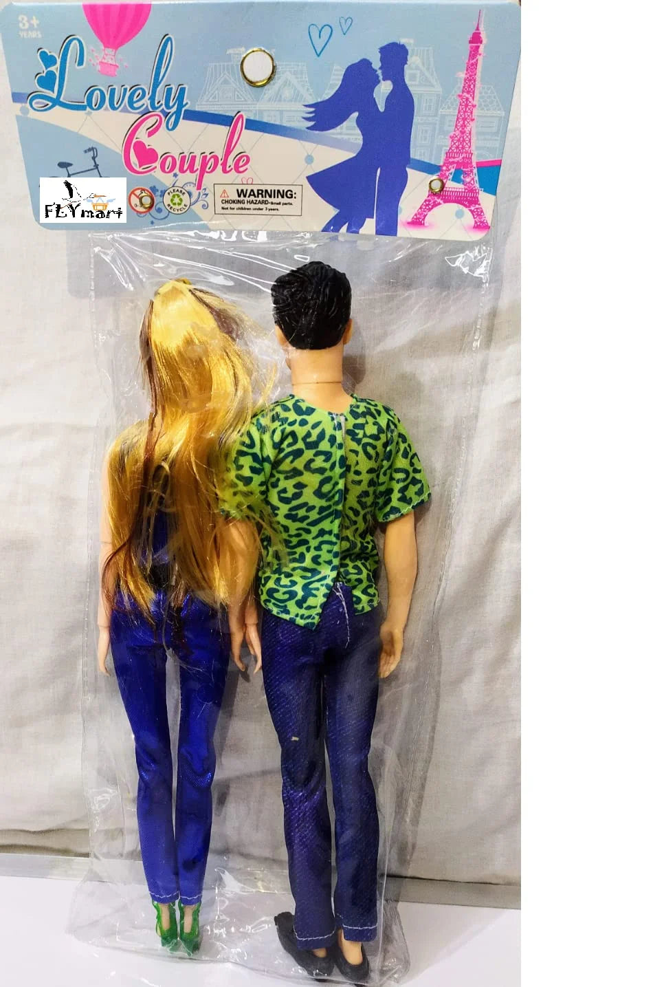 NX700 Sweet Boy & Girl Couple Set of 2 Plastic Dolls