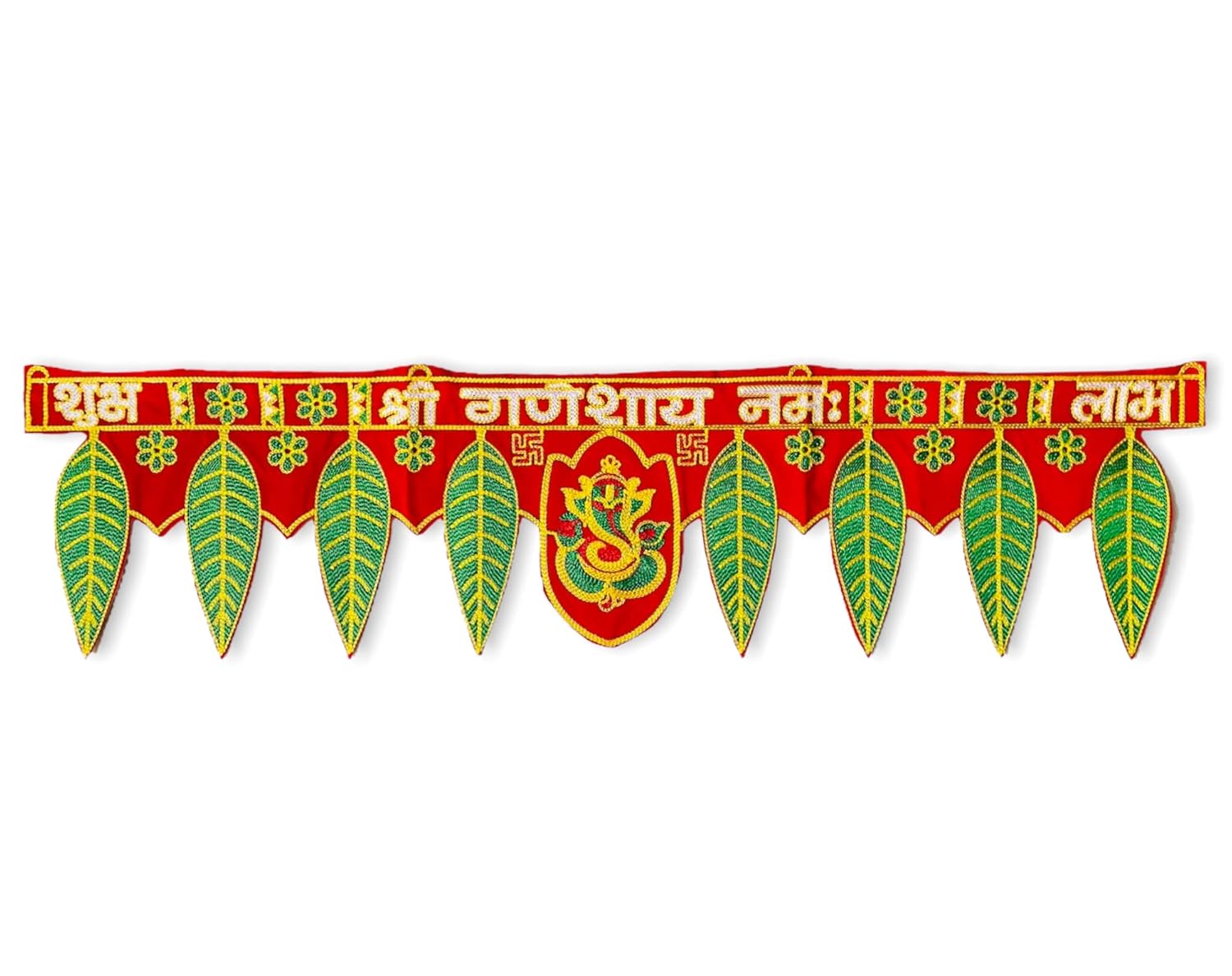 20421 Ganeshay Toran Traditional Door Hanging for Main Door/Wall Hanging Home Decor