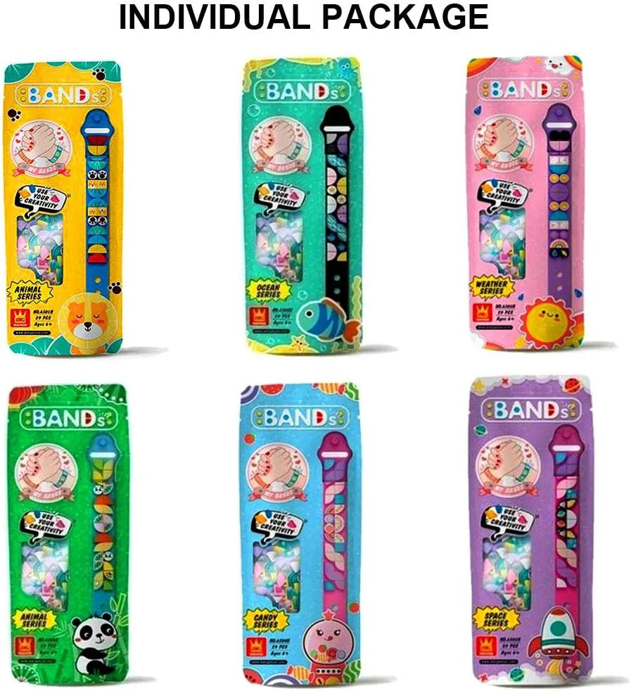 10312 Dots Bracelet Kids, Building Blocks Bracelets, DIY Creative Bracelet Making Kit, Friendship Bracelets 29 pcs