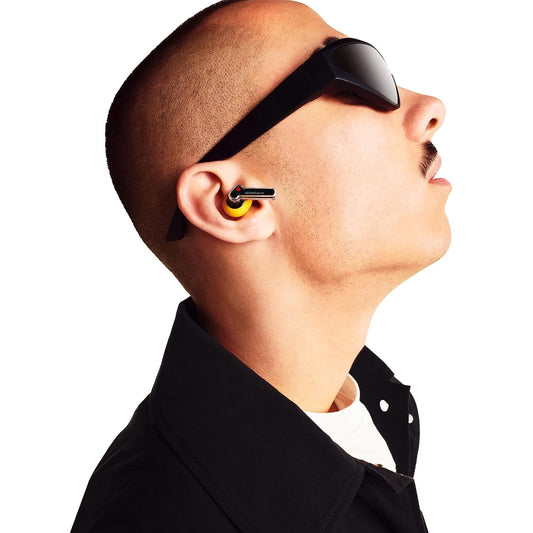 20432  Wireless Earbuds, 45dB Hybrid Noise Cancelling, Hi-Res Audio, Advanced Equaliser, Dual Connect, 6 Mics, 42.5H Playtime, Bluetooth Yellow