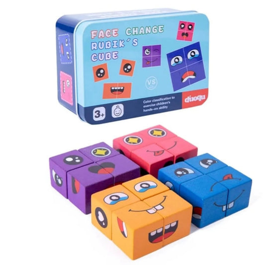 6083 wooden Face Puzzle