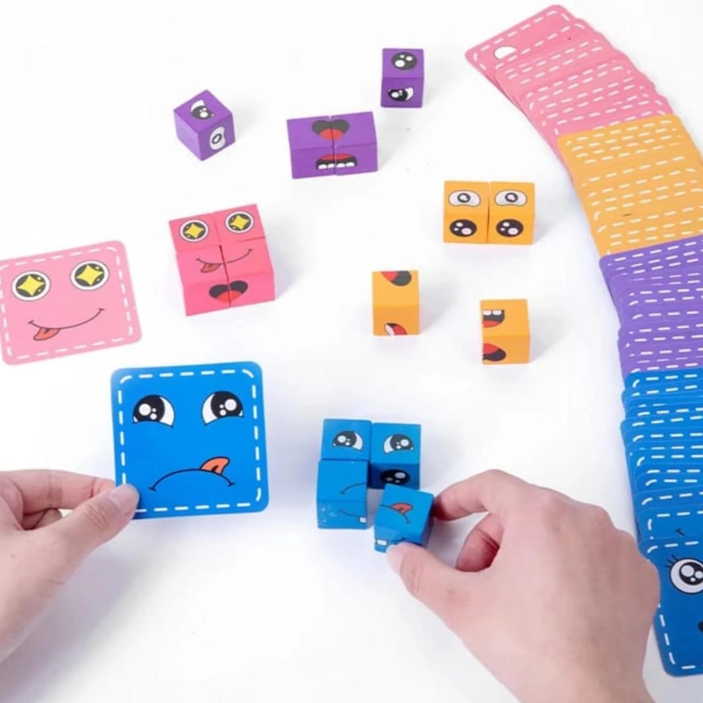 6083 wooden Face Puzzle