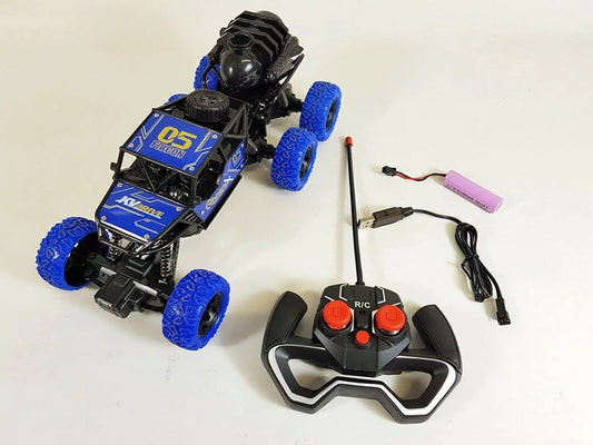 ITW-2036/ 6 Wheel Smoking Rock Crawler Car Toy 2.4GHZ RC Spray Car Remote Control Mist Spray Car for Kids {Multicolours}