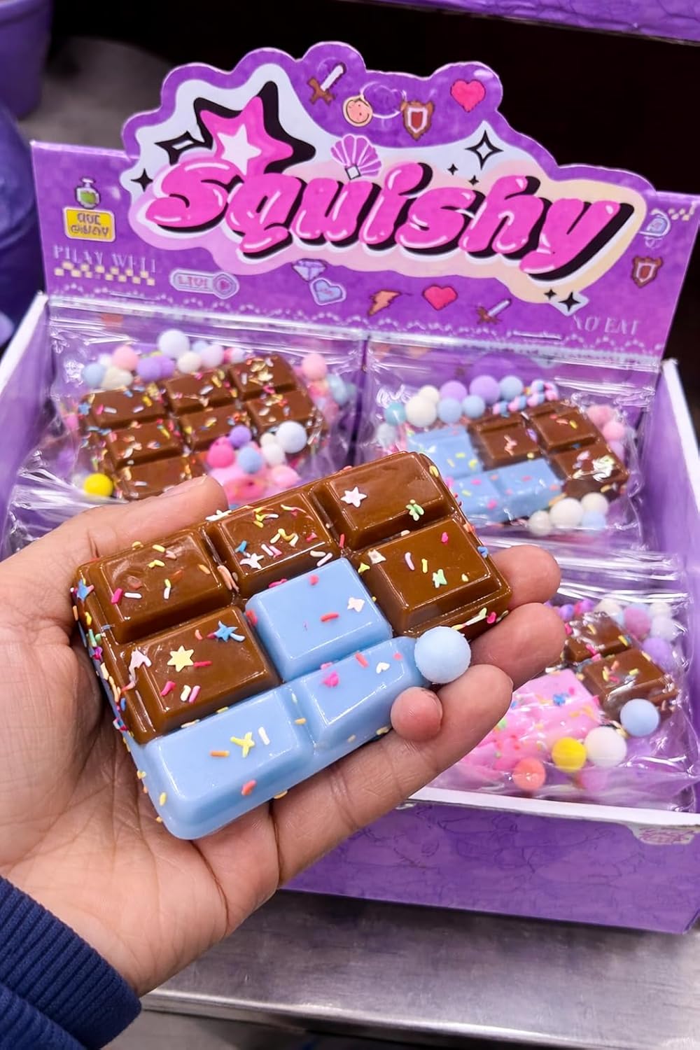 LGMF9168  Squishy Fidget Toy for Stress Relief Soft Slow Rising Squeeze Toy Sensory Toy for Kids & Adults Anxiety Relief for Office, School {Random Design}