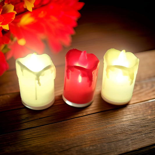 20900 Salvus APP SOLUTIONS Illuminate Every Occasion: LED Tea Light Candles - Battery Operated, Smokeless, Perfect for Home Decor, Birthdays, and Festivals (Pack of 24)