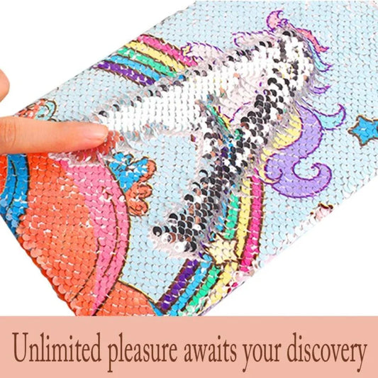 5071 Stylish Colourful Sequins Magic Diary (Multicolour)