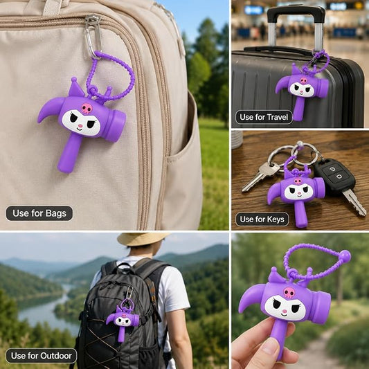 21163 CRIYALE Hammer Keychain Toy for Kids and Teens, Cute Cartoon Character Handheld Sensory Mini Keychain, Cute Soft Rubber Bag, Fun Novelty Toy for Bags, Backpacks, Keys, Travel and Outdoor Use {Randam}