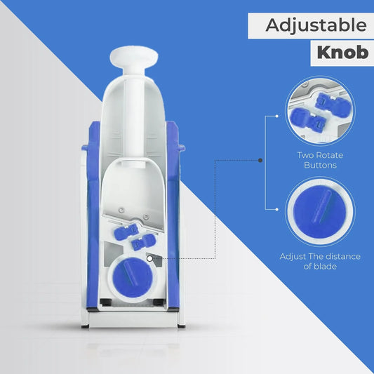 RH-688 Multifunctional Vegetable Slicer Shredder Dicer Chopper with Thickness Adjuster, 30+ Different Cutting Style