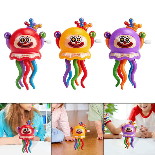 20565 Jelly Fish Wind up Toy Cartoon Clockwork Octopus Figure Party Favors for Children Gifts Red|Other Educational Toys {Random Design}