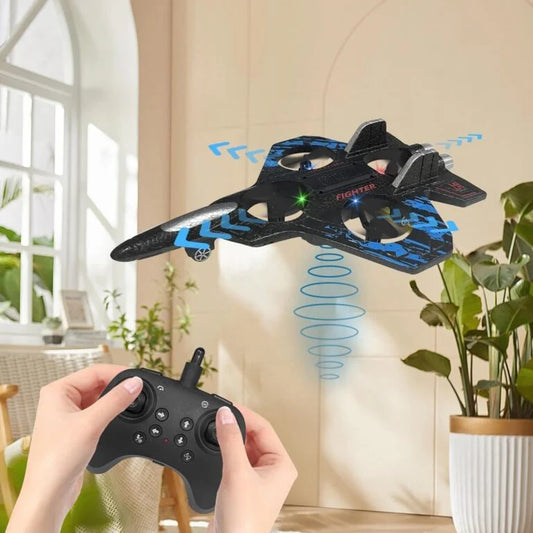 H36 Star Fighter RC Plane, 2.4G Remote Control flying Airplane Toy with LED Lights, 360° Tumbling