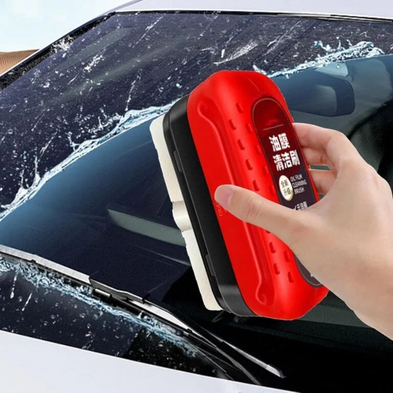 10516 Automotive Oil Film Cleaning Brush, Glass Cleaning Board, Car Glass Oil Film Removal Cleaner