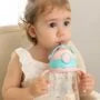 20053 Sipper Water Bottle with Straw for Kids | Leak Proof Sippy Water Bottle with Adjustable Strap {Multicolour}