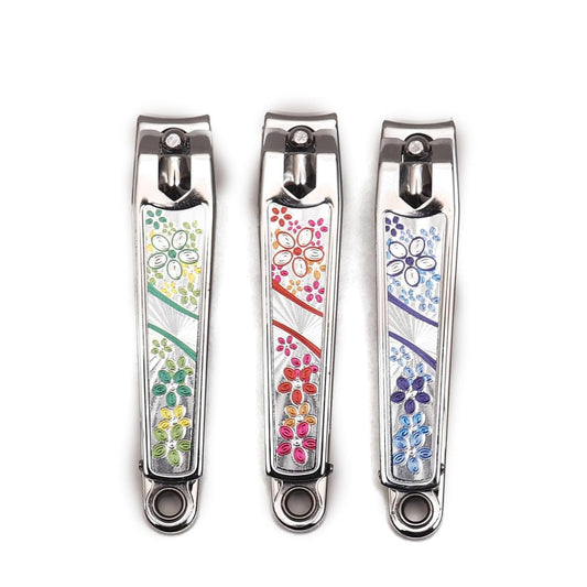 0817 ( 12 pcs ) Printed Multicolor Nail cutter