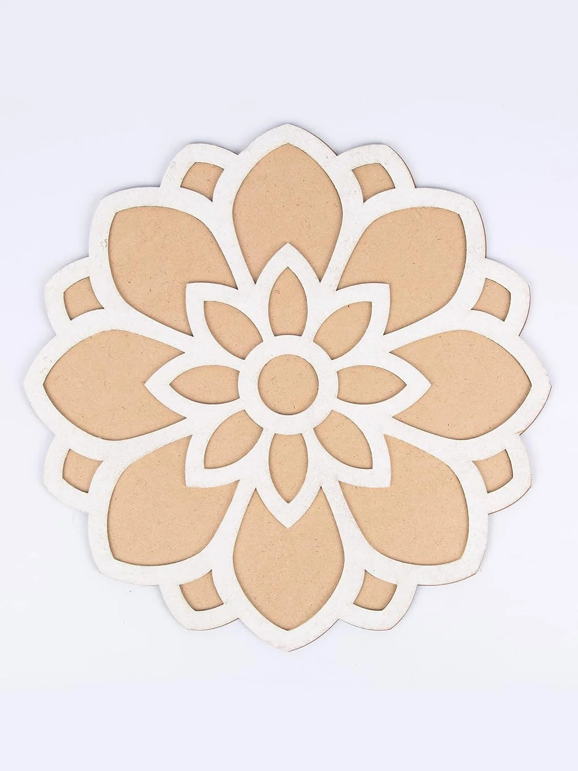5063 Reusable Wooden Base 12″ inch Rangoli Template mat