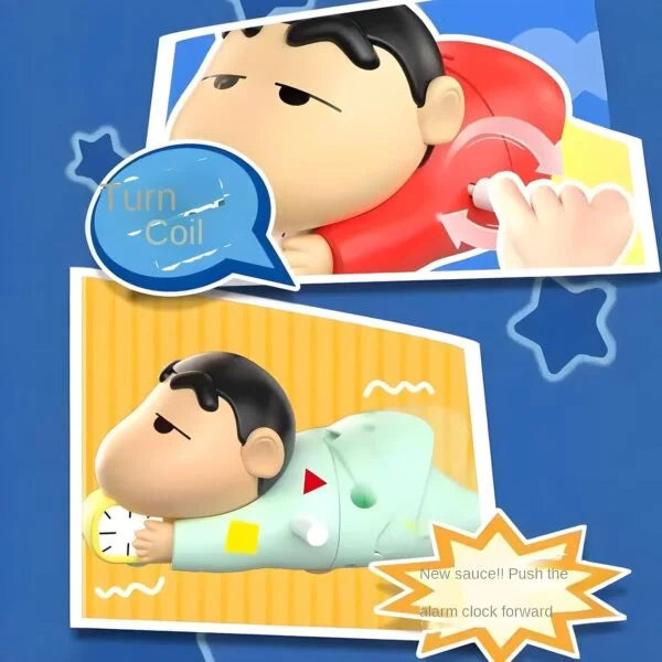 009 Cute Shinchan Crawling Toy for Toddlers | Key Operated Wind-Up Moving Action Figure | Fun Baby Crawling Toy |