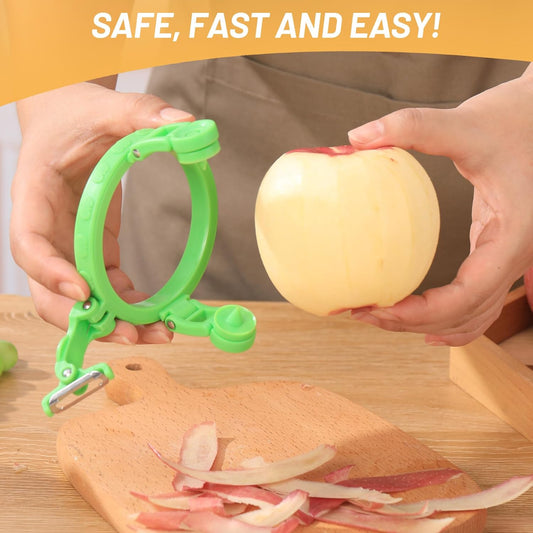 20528 Handheld Apple Peeler for Apple Pear Manual Rotating Apple Pear Peeler Zester Kitchen Gadget Apple Peeling Hand Rotation Fruit Spiralizer Peeler Machine Gift Ideas