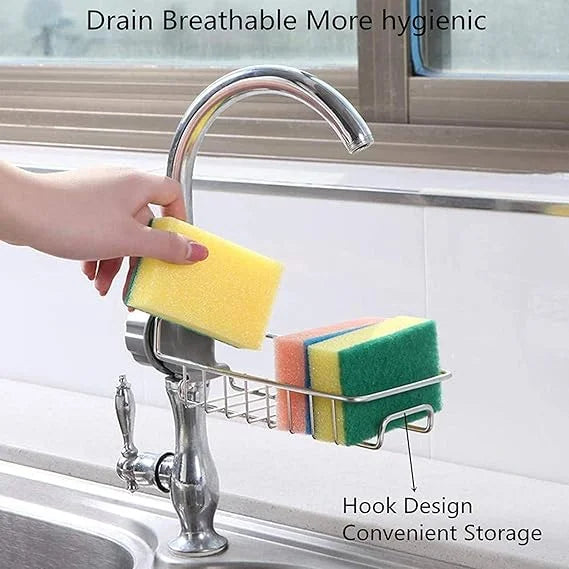 10056 Kitchen Sink Stainless Steel Hanging Faucet Drain Rack