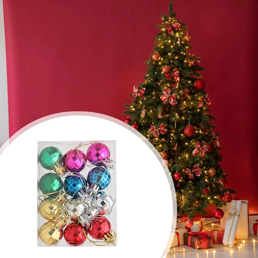 8065 Christmas 12Pcs Ball Ornaments
