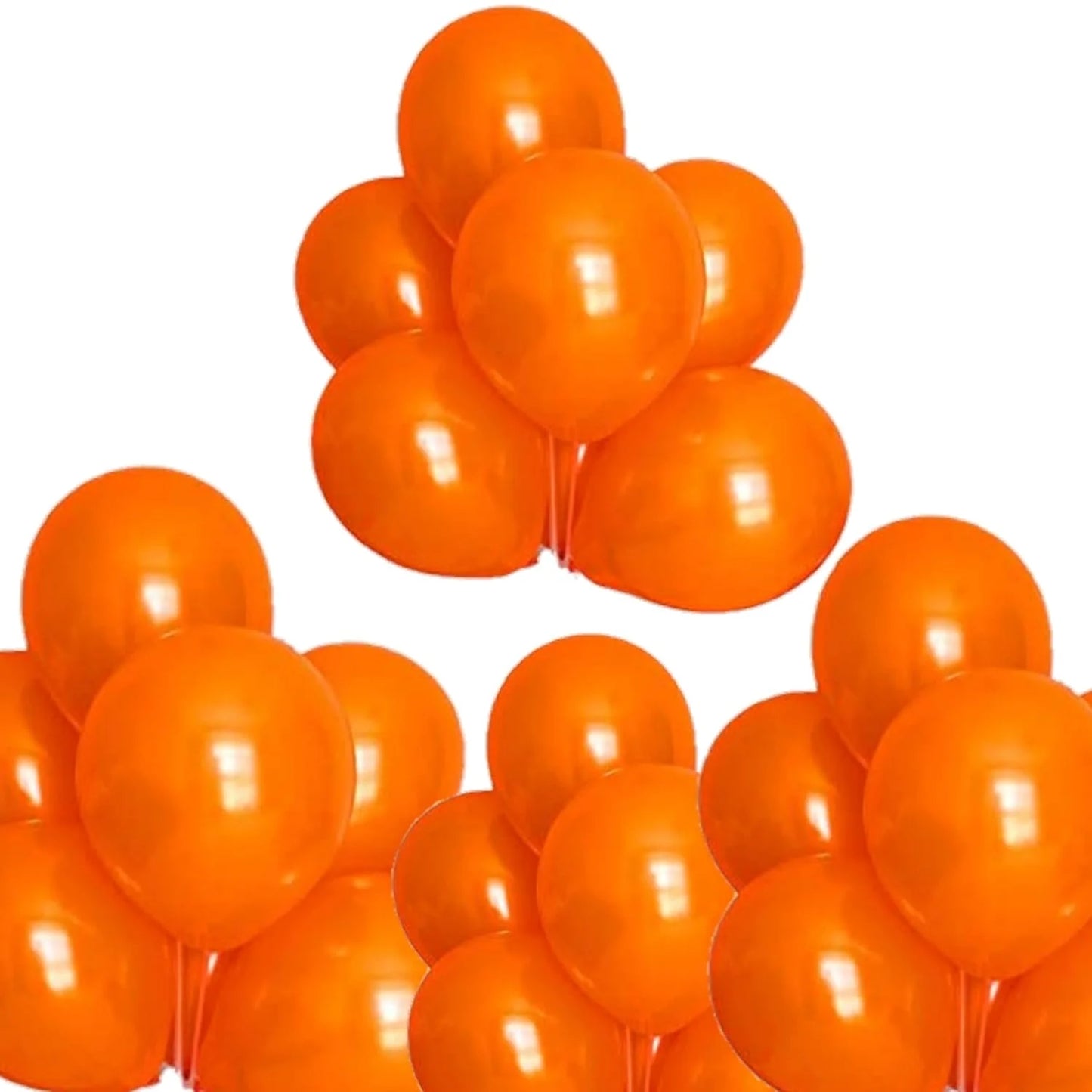 2085 (50 pcs) orange Metallic Ballons