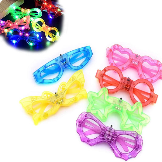 20117 Flashing LED Light Up Goggles Glasses Toy Party Blinking LED Light Glasses Party Sunglasses Flashing Light Up Goggles/Glasses for Kids