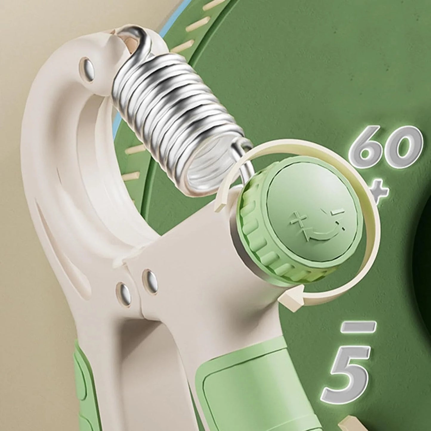 10090 Hand Grip Strengthener with Counter 5-60kg Adjustable Resistance Fitn Hand Exerciser for Muscle Building Wrist Training