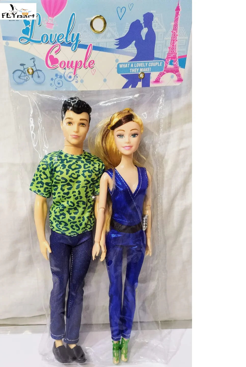 NX700 Sweet Boy & Girl Couple Set of 2 Plastic Dolls
