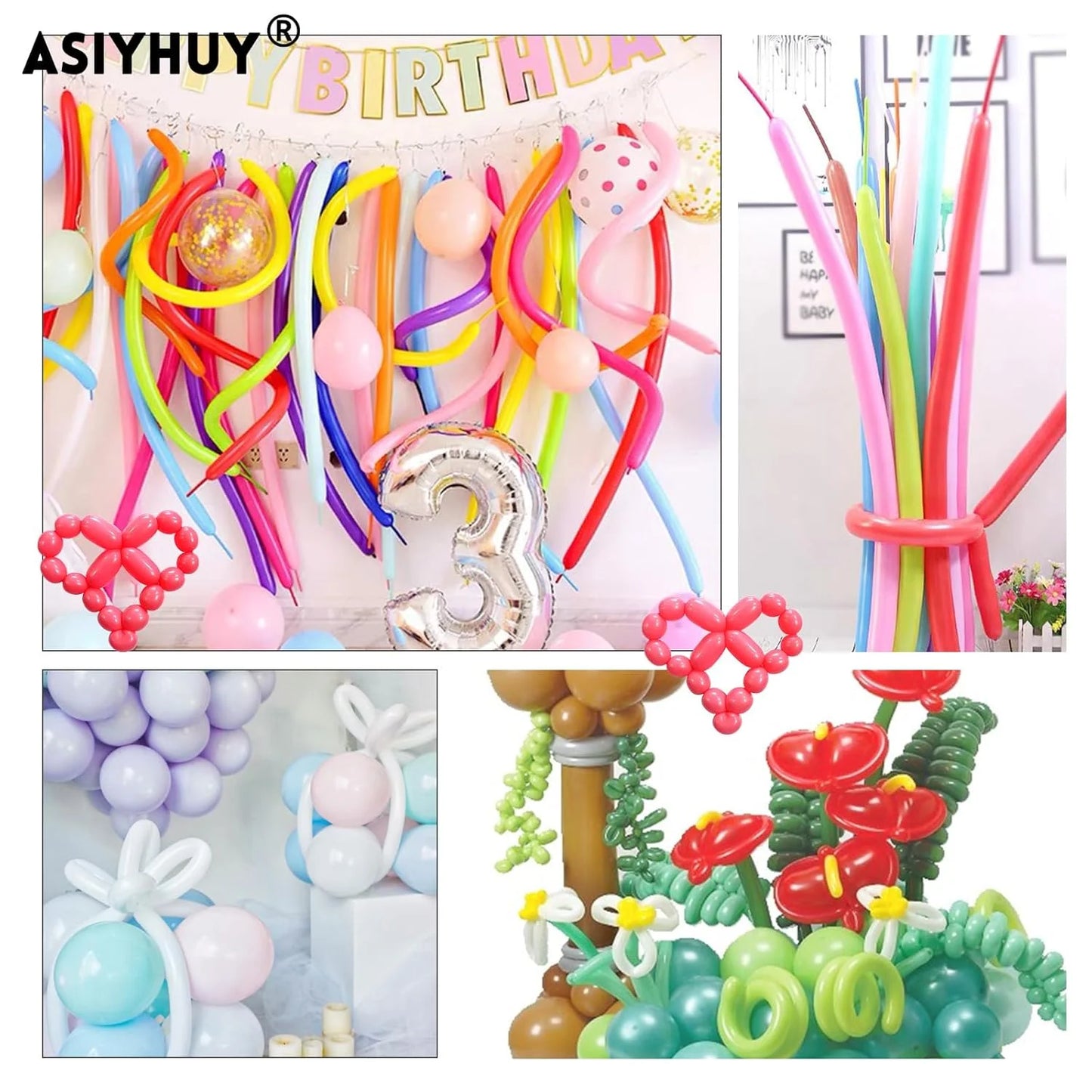 03032 (100pcs) Long Balloons