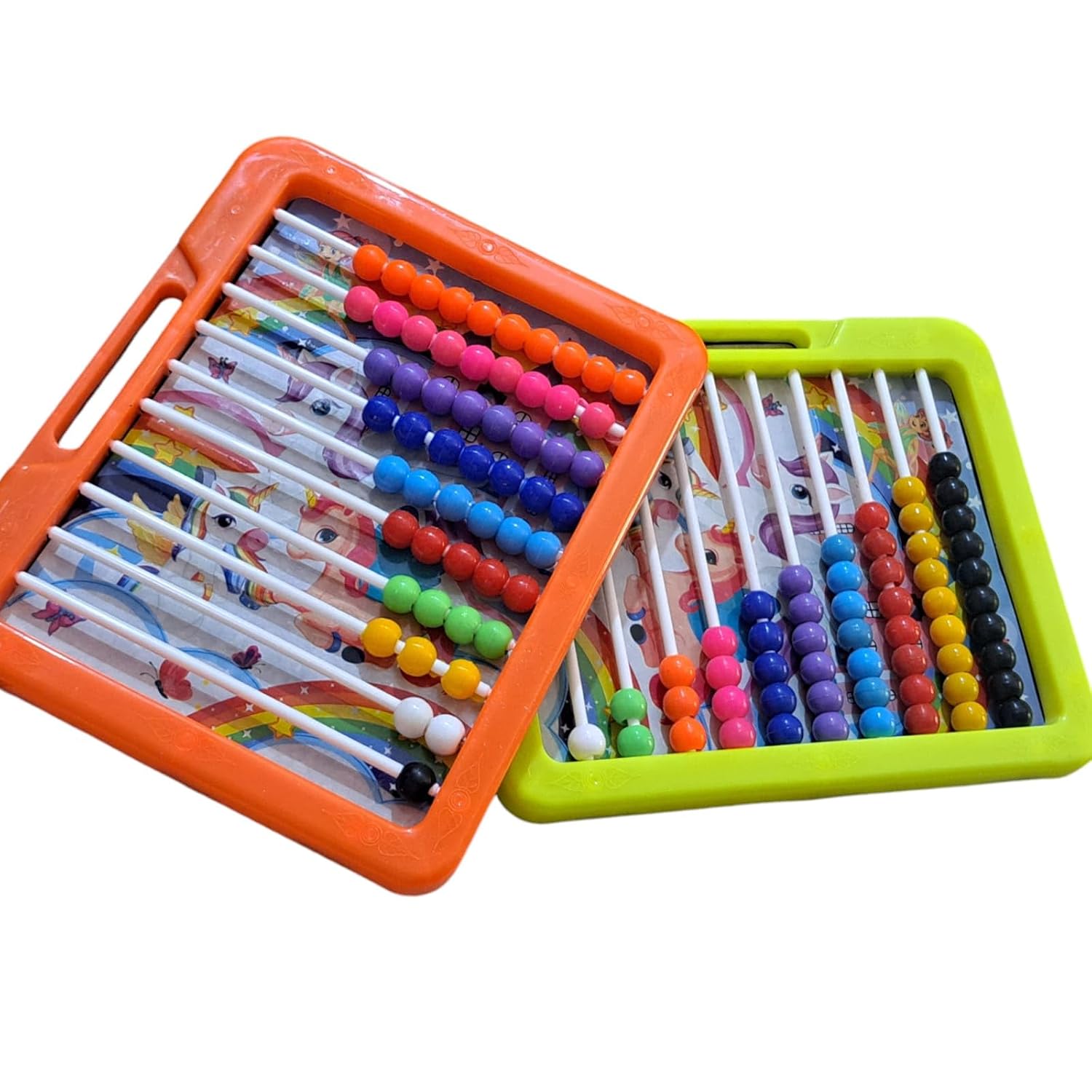 21351 NiL Game Phactory 2-in-1 Educational Slate for Kids | Double Sided Writing Board with Duster | Fun Learning, Counting & Scribbling, Count & Learn with Fun for Kids Toy