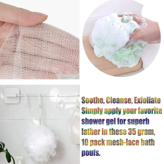 1329 Bath Sponge Premium Quality Netted Body Loofan
