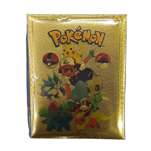 20131 Pokemon 10 Pcs Foil Card Game Best Gift for Kid’s Adult {Multicolor}
