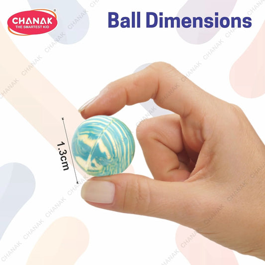 10675 Crazy Bouncing Balls, 24 Bouncing Balls in Card for Kids, Colorful Crazy Balls for Kids