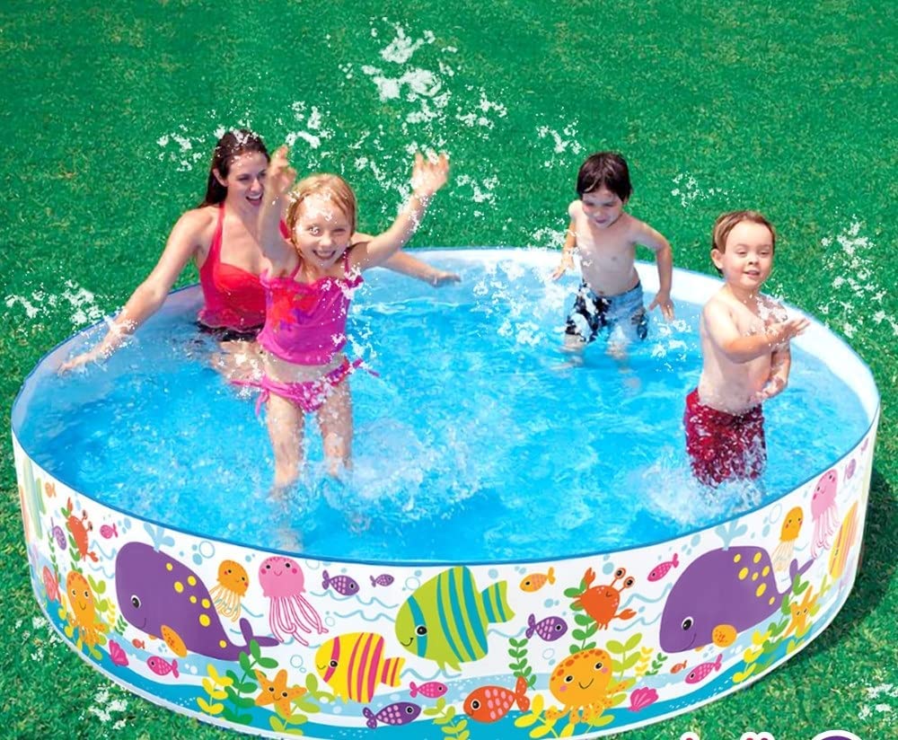 58477 Intex Fun Swimming Pool- 2 feet {Size-1.22*25cm}