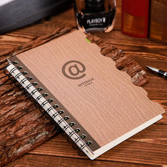11217 Divided Notes Business Spiral Notebook Bound Notebook Diary Sketchbook Pattern Random