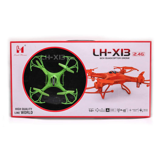 LH-X13 Drone Quadcopter 6-ch 2.4ghz Remote Control with 6 Axis Gyro