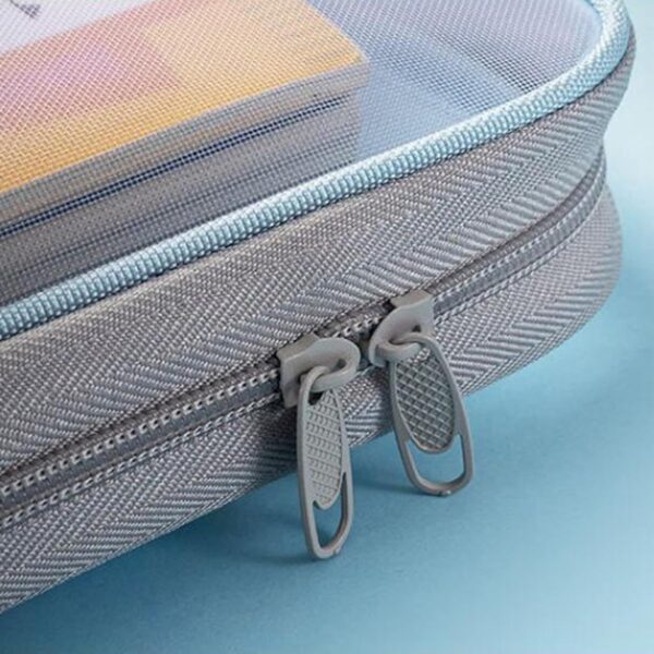 11313 Document Bag Mesh Zipper Pouch Zipper File Bags {Multicolor}