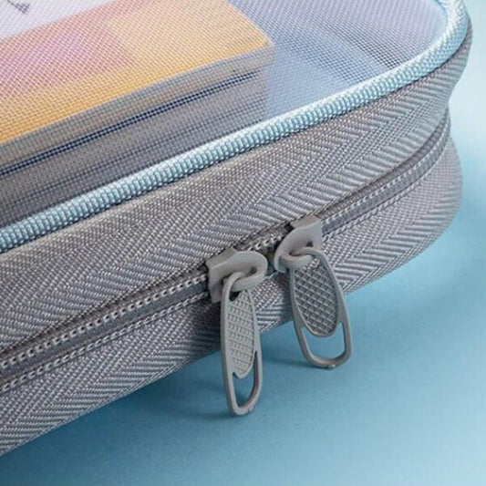 11313 Document Bag Mesh Zipper Pouch Zipper File Bags {Multicolor}