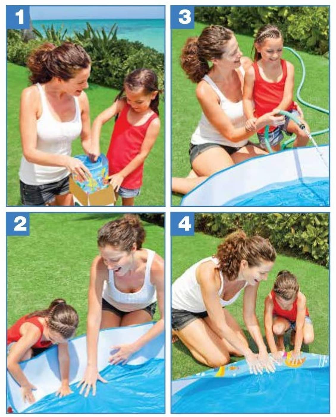 58477 Intex Fun Swimming Pool- 2 feet {Size-1.22*25cm}