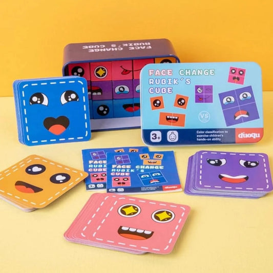 6083 wooden Face Puzzle