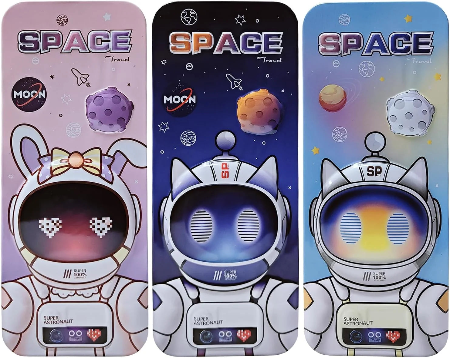 15094 Decoration Geometry Box for Boys, Girl, Kids Space Theme Compass Pencil Box | Space Theme Pencil Box for Kids