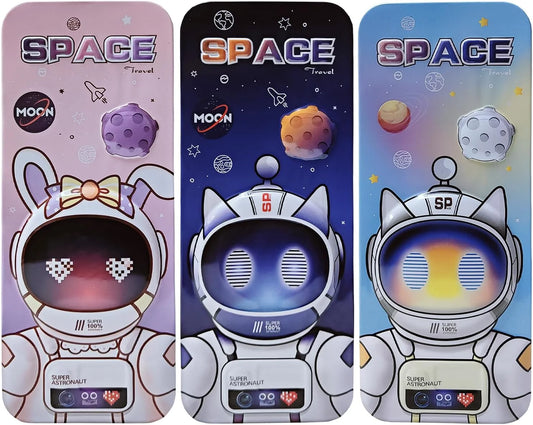 15094 Decoration Geometry Box for Boys, Girl, Kids Space Theme Compass Pencil Box | Space Theme Pencil Box for Kids