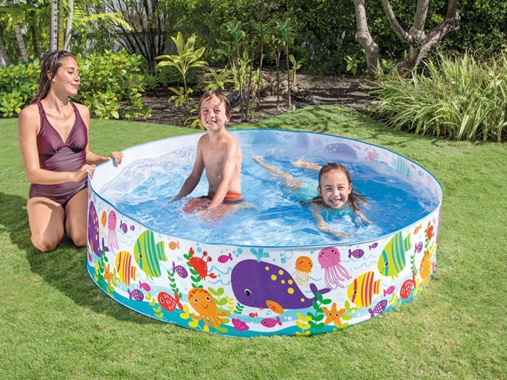 58477 Intex Fun Swimming Pool- 2 feet {Size-1.22*25cm}