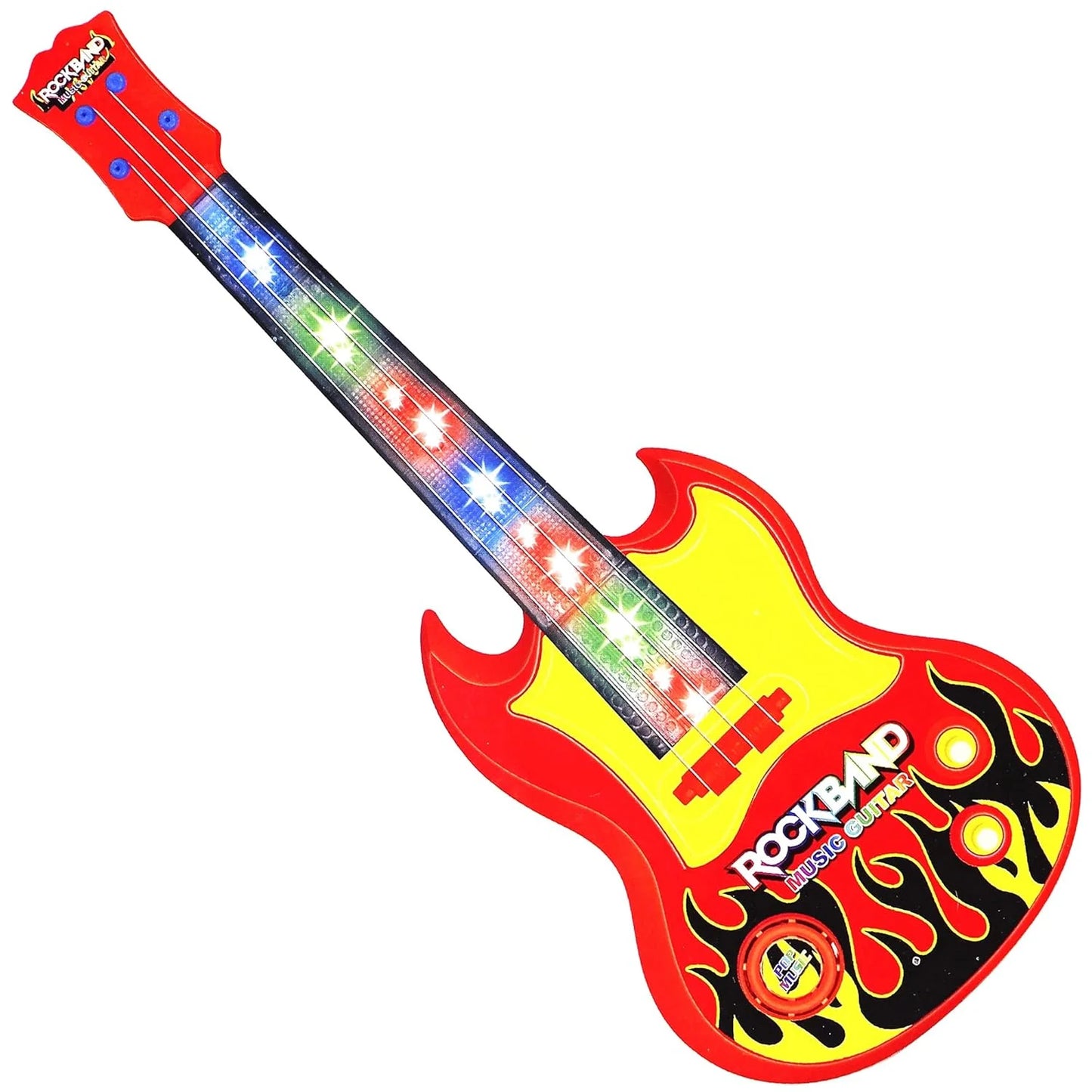 919-A2 Rockband Music and Lights Guitars Toys