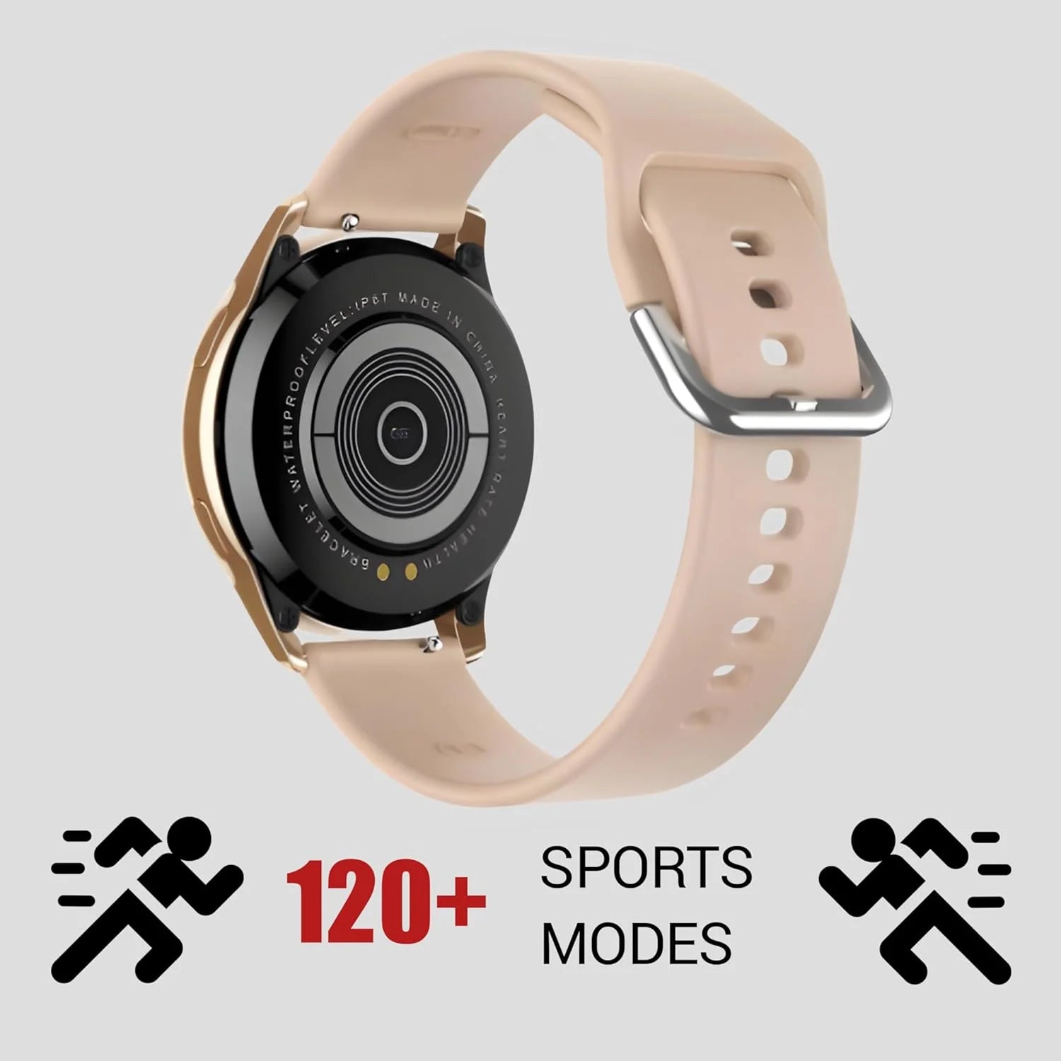 8036 SmartWatch Active 2 Bluetooth Black, Aluminium Dial Belt and Chain watch