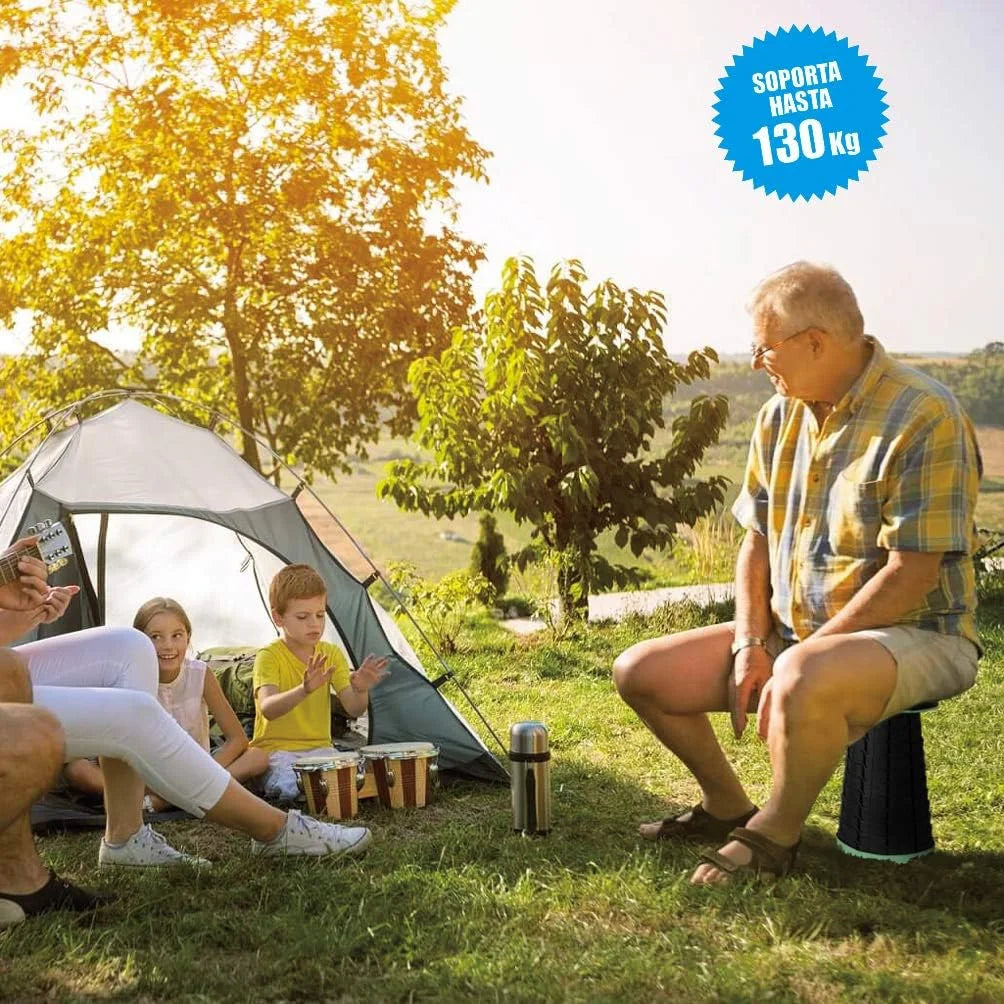 10082 Portable Folding Telescoping Stool,Retractable Stool for Camping