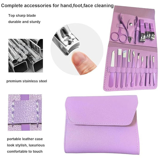 21074 16 In 1 Manicure Kit Professional Nail Kit For Pedicure & Manicure, Pedicure Tools With Toenail Clippers